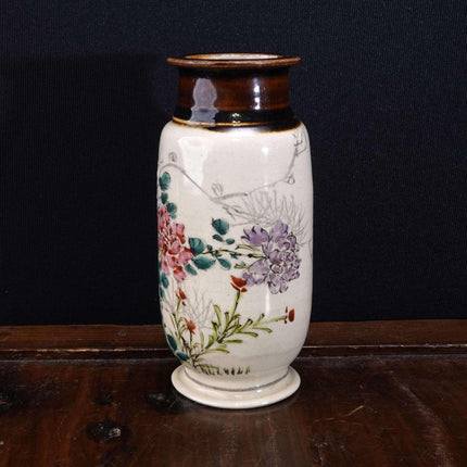 c1880 Meiji Period Japanese Satsuma Vase - Estate Fresh Austin