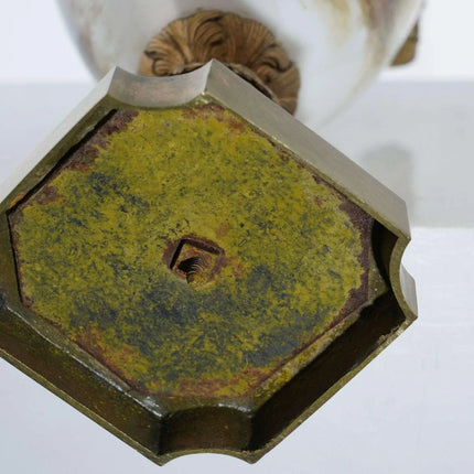 c1880 Sevres Style Hand Painted Bronze Mounted Garniture x - Estate Fresh Austin