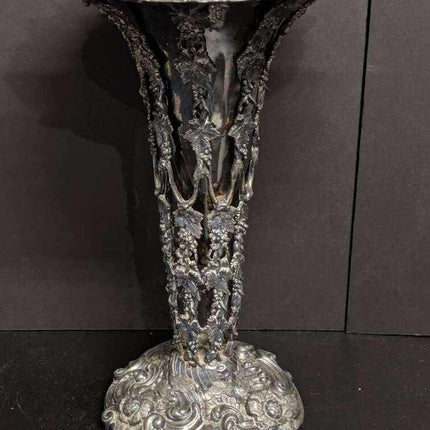 c1880 Silverplate cane/umbrella Stand - Estate Fresh Austin
