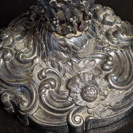 c1880 Silverplate cane/umbrella Stand - Estate Fresh Austin