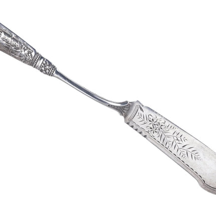 c1880's Gorham Fontainebleau Master butter knife F Monogram - Estate Fresh Austin