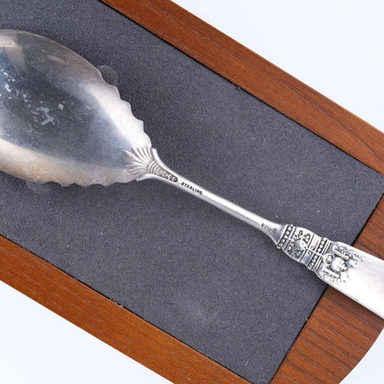 c1880's Gorham Fontainebleau Sugar spoon F monogram - Estate Fresh Austin