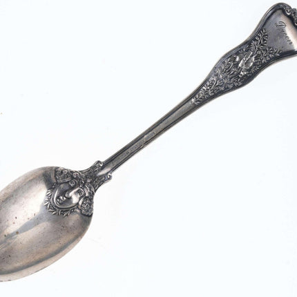 c1880's Tiffany Olympia Sterling Teaspoon with Dreen Monogram - Estate Fresh Austin