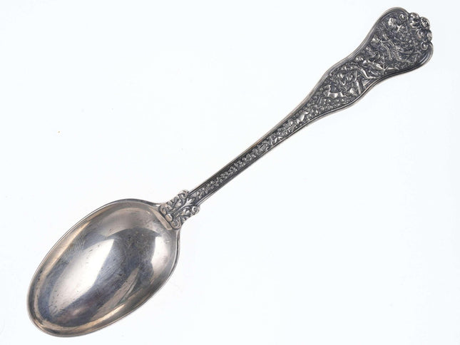 c1880's Tiffany Olympia Sterling Teaspoon with Dreen Monogram - Estate Fresh Austin