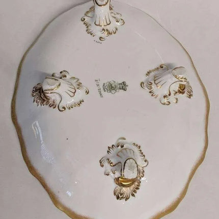 c1884 Royal Doulton Botanical Desert Serving pieces 2 pc - Estate Fresh Austin