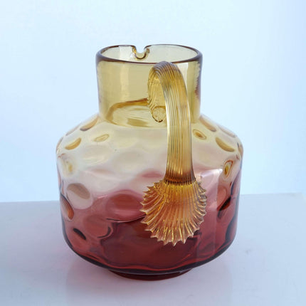 c1890 Amberina Art Glass Diminuative pitcher - Estate Fresh Austin