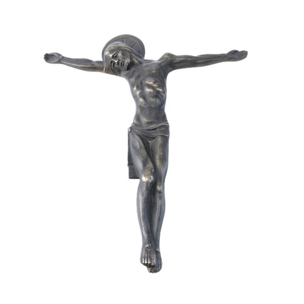 c1890 Antique French Bronze Crucifix - Estate Fresh Austin