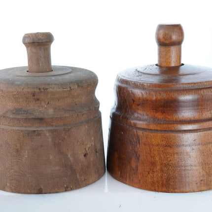 c1890 Antique Primitive Butter Molds - Estate Fresh Austin