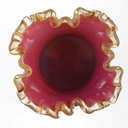 c1890 Cased opaline toothpick in silverplate holder - Estate Fresh Austin