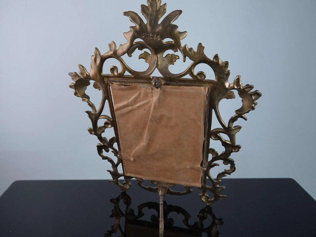 c1890 Cast Iron Gilt Picture frame - Estate Fresh Austin