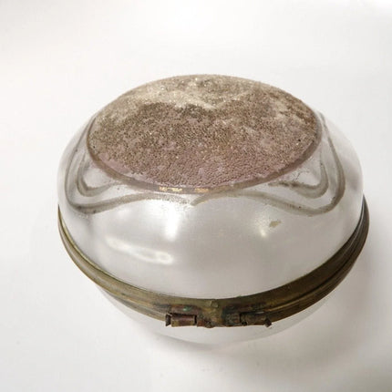 c.1890 Coralene Glass Dresser Jar Bohemian - Estate Fresh Austin