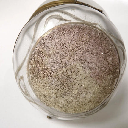 c.1890 Coralene Glass Dresser Jar Bohemian - Estate Fresh Austin