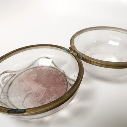 c.1890 Coralene Glass Dresser Jar Bohemian - Estate Fresh Austin