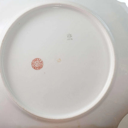 c1890 French Hand Painted Limoges Fish Set - Estate Fresh Austin