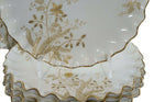 c1890 French Tressemann & Vogt Raised Gold Limoges Dinner plate set - Estate Fresh Austin