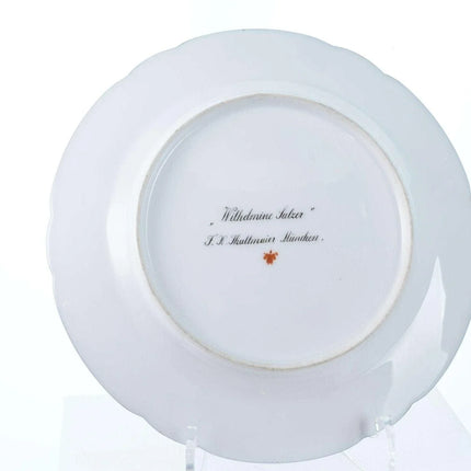 c1890 Hand painted Franz Xaver Thallmaier, Munich Germany - C.M. Hutschenreuther - Estate Fresh Austin