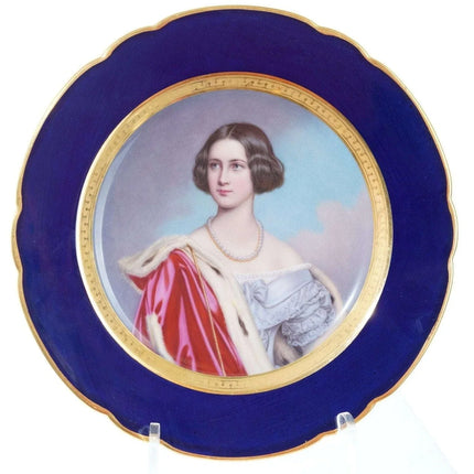 c1890 Hand painted Franz Xaver Thallmaier, Munich Germany C.M. Hutschenreuther - Estate Fresh Austin