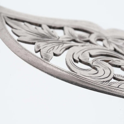 c1890 Henri Soufflot, Paris 950 silver fish set - Estate Fresh Austin