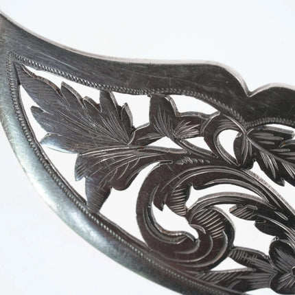 c1890 Henri Soufflot, Paris 950 silver fish set - Estate Fresh Austin