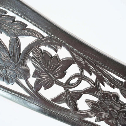 c1890 Henri Soufflot, Paris 950 silver fish set - Estate Fresh Austin