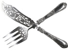 c1890 Henri Soufflot, Paris 950 silver fish set - Estate Fresh Austin