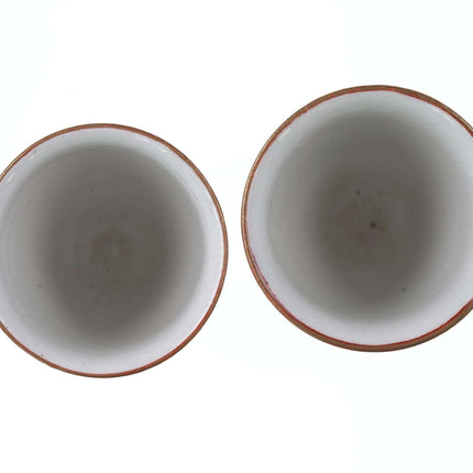 c1890 Japanese Kutani Sake Cups - Estate Fresh Austin