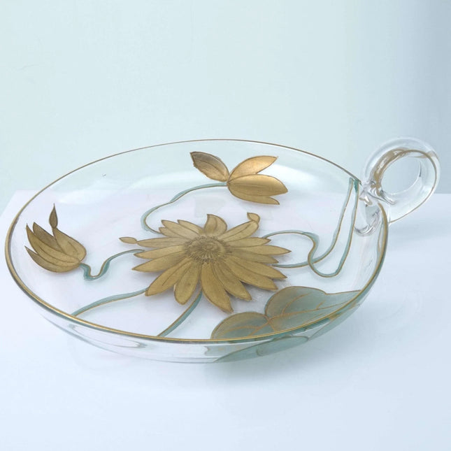 c1890 Mt Washington Napoli Hand Painted Nappy - Estate Fresh Austin