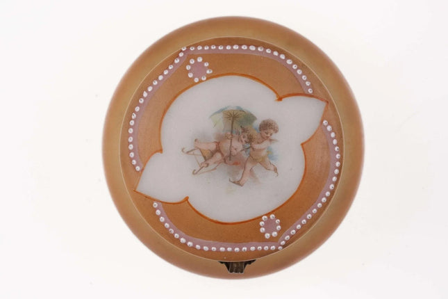 c1890 Nakara Art glass dresser box 2 - Estate Fresh Austin