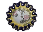 c1890 Nippon Hand Painted Serving Plate with Reticulated gold gilt Cobalt Blue R - Estate Fresh Austin