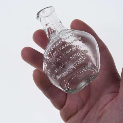 c1890 "Oriental Nurser" and comedy baby bottle flask Teddy's Pet - Estate Fresh Austin