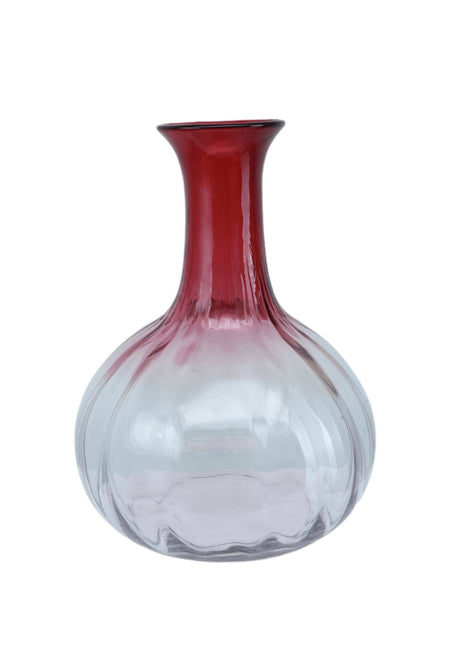 c1890 Rubina Art Glass Wine Carafe - Estate Fresh Austin