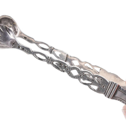 c1890 Sterling Sugar Tongs Charles Stuart Harris London - Estate Fresh Austin