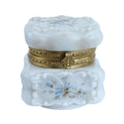 c1890 Wavecrest Art Glass Jewelry Box Dresser Jar - Estate Fresh Austin