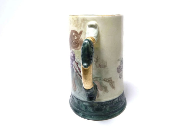 c1890 Willets American Belleek Hand Painted Beer Mug - Estate Fresh Austin