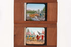 c1890 Wood Glass Magic Lantern Slides Surrender of Cornwallis and Battle of Benn - Estate Fresh Austin