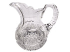 c1900 American Brilliant Period Cut Glass Bulbous Pitcher 7.5