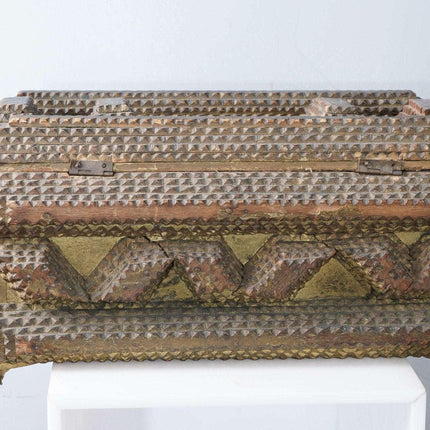 c1900 American Tramp Art box - Estate Fresh Austin