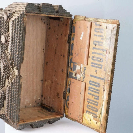 c1900 American Tramp Art box - Estate Fresh Austin