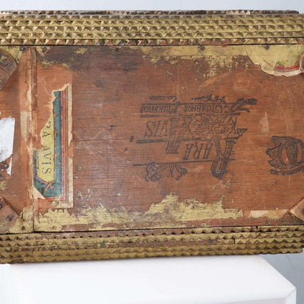 c1900 American Tramp Art box - Estate Fresh Austin