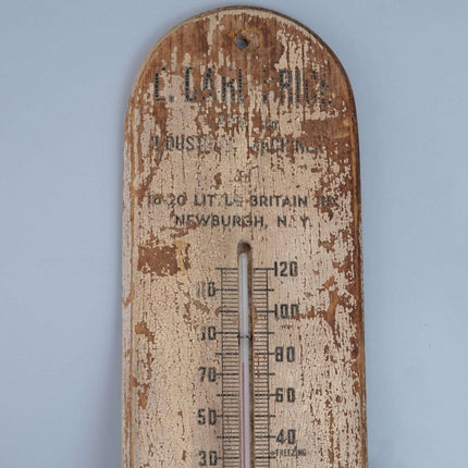 c1900 Carl Price Newburgh New York Advertising thermometer - Estate Fresh Austin