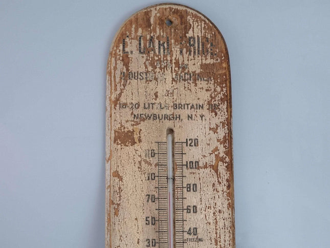 c1900 Carl Price Newburgh New York Advertising thermometer - Estate Fresh Austin