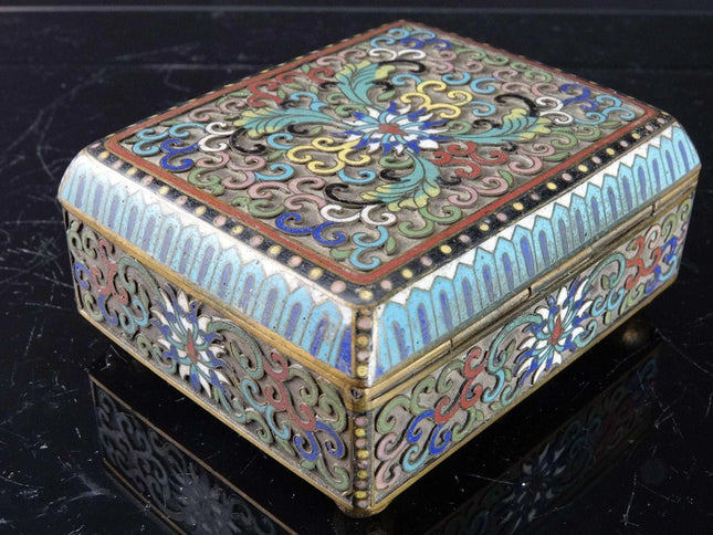 c1900 Chinese Cloisonne Box - Estate Fresh Austin