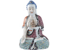 c1900 Chinese Famille Rose Antique Porcelain Medicine Buddha - Estate Fresh Austin