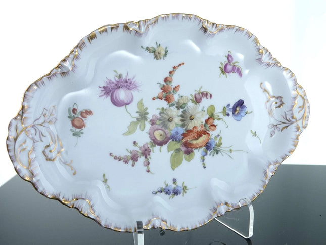 c1900 Dresden Hand Painted Rosenthal Platter - Estate Fresh Austin