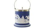 c1900 Equestrian/ scene Adams Jasperware biscuit barrel - Estate Fresh Austin