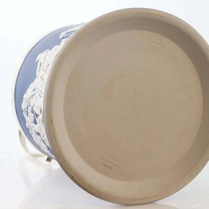 c1900 Equestrian/ scene Adams Jasperware biscuit barrel - Estate Fresh Austin