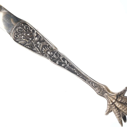 c1900 Fancy Sterling sugar tongs l - Estate Fresh Austin