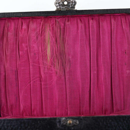 c1900 French covered wood box - Estate Fresh Austin