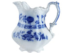 c1900 Johnson Brothers Holland Flow Blue Pitcher - Estate Fresh Austin