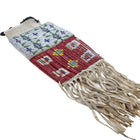 c1900 Sioux Quillwork Beaded Tobacco Bag 29.25